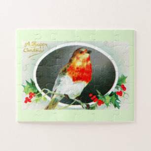 Weihnachtsrobin Puzzle