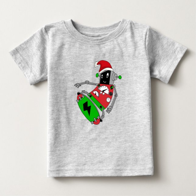 Weihnachtsrobot-T - Shirt (Vorderseite)