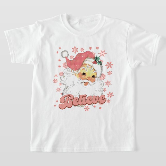 Weihnachtsrosa Weihnachtsfeiertag T-Shirt (Ablage )