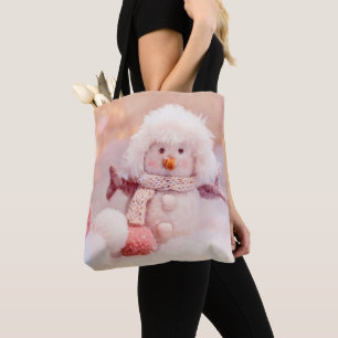 Weihnachtsrosa & Weißer Flusssnowman