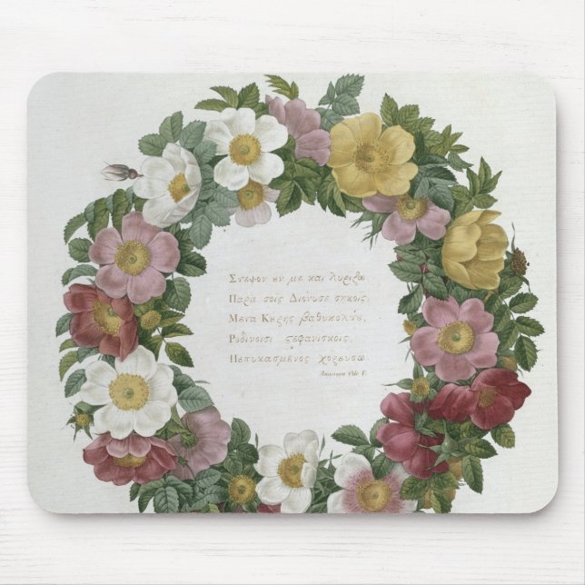 WeihnachtsRosen Mousepad (Vorne)