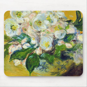Weihnachtsrosen (von Claude Monet) Mousepad