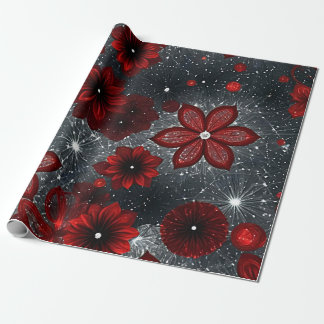 Weihnachtsrot Geschenkpapier