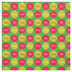 Weihnachtsrot-grüne Bausteine Stoff