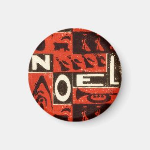 Weihnachtsrot Magnet
