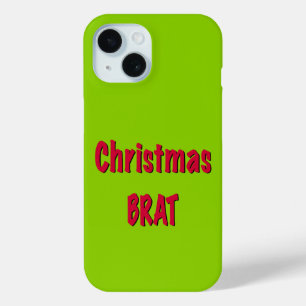 Weihnachtsrot und Brat Green Case-Mate iPhone Hülle