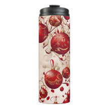 Weihnachtsrote Christbaumkugeln Muster Design