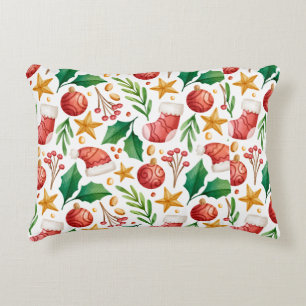 Weihnachtsroter Bulben, Poinsettia Teile und Nut Dekokissen