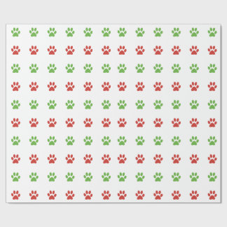 Weihnachtsrotes u. grünes geschenkpapier