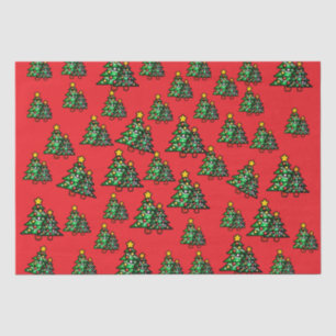 Weihnachtsrottpapier Seidenpapier