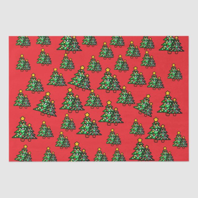 Weihnachtsrottpapier Seidenpapier (Vorderseite)