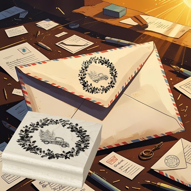 Weihnachtsrottwagen Gummistempel (Von Creator hochgeladen)