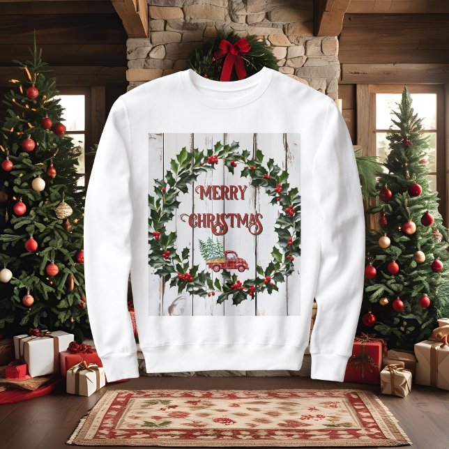 Weihnachtsrottwagen Sweatshirt (Von Creator hochgeladen)