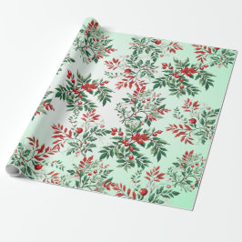 Weihnachtsrowan Geschenkpapier
