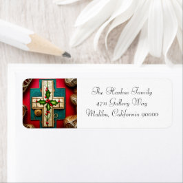 WeihnachtsRücksendeadressen-Aufkleber