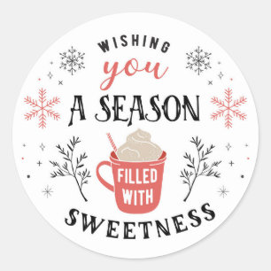 Weihnachtssaison Cocoa Sticker