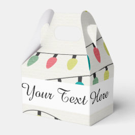 Weihnachtssaison des Lichtermusters Geschenkschachtel