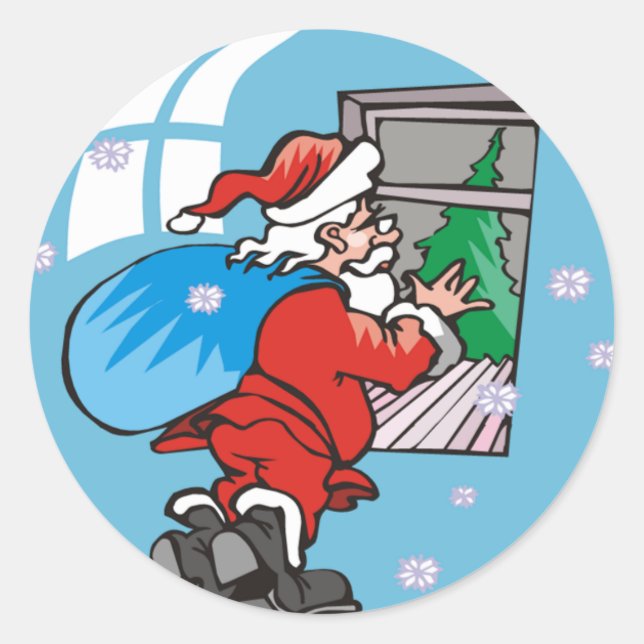 Weihnachtssaison Designers Stickers (Vorderseite)