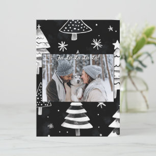 Weihnachtssaison Moderne Weihnachtsfotokarte Feiertagskarte