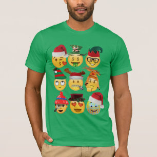 Weihnachtssammlung mit lustigem Hemddesign T-Shirt