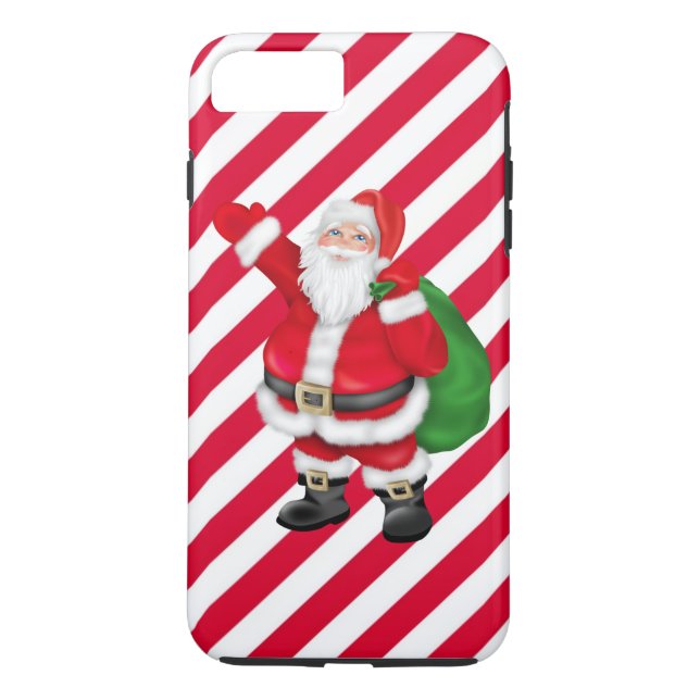 Weihnachtssankt iPhone 7 starker Plusfall Case-Mate iPhone Hülle (Rückseite)