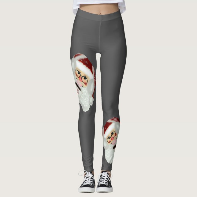 Weihnachtssankt-Leggings Leggings (Vorderseite)