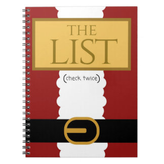 Weihnachtssankt-Notizbuch Notizblock