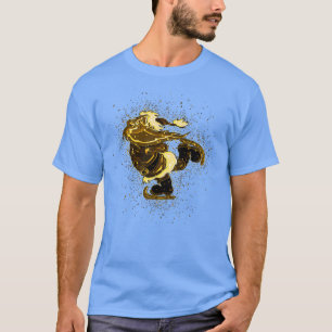 Weihnachtssanta Claus golden Gold T-Shirt