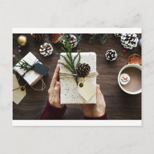 Weihnachtsschachtel Feiertagspostkarte