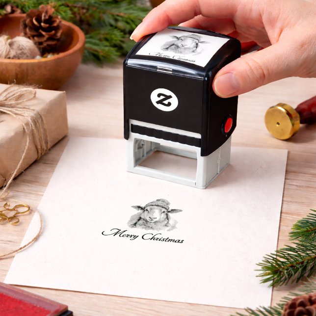 Weihnachtsschaf Permastempel (Von Creator hochgeladen)