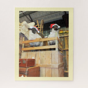 Weihnachtsschaf Puzzle