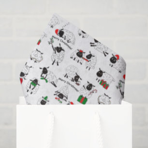 Weihnachtsschaf Seidenpapier