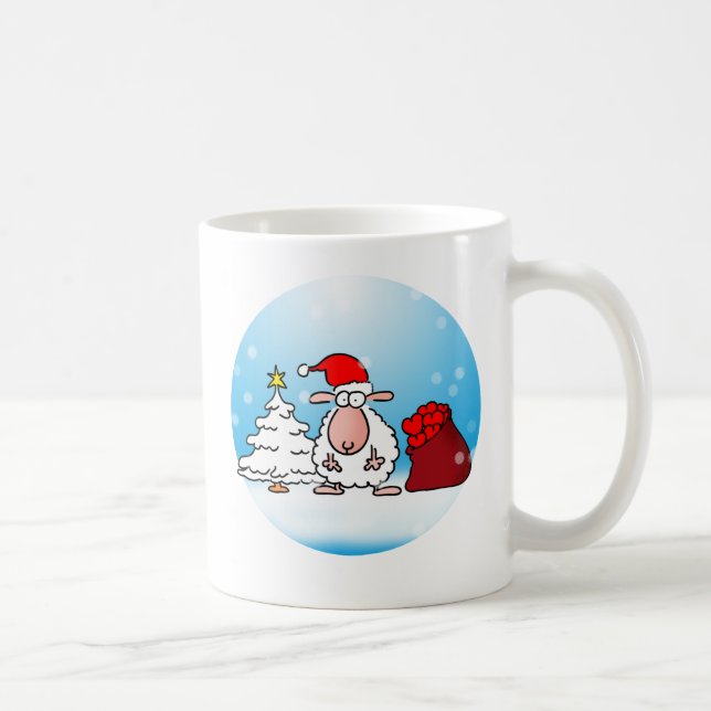Weihnachtsschaf Tasse (Rechts)