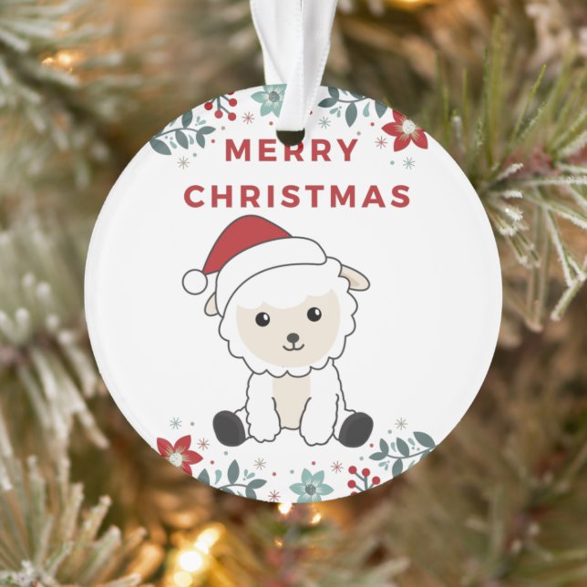 Weihnachtsschaf Wintertiere - Ornament (Baum)