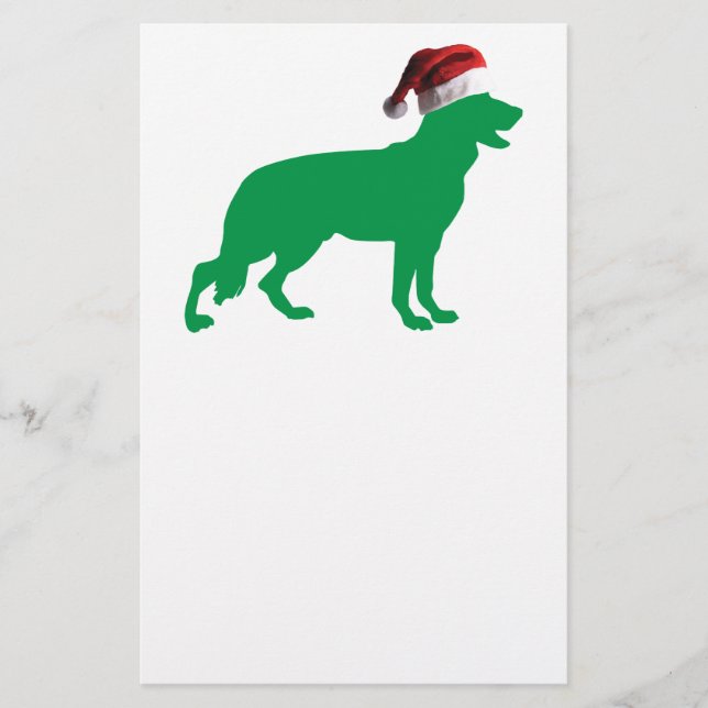 Weihnachtsschäfer Briefpapier (Vorderseite)