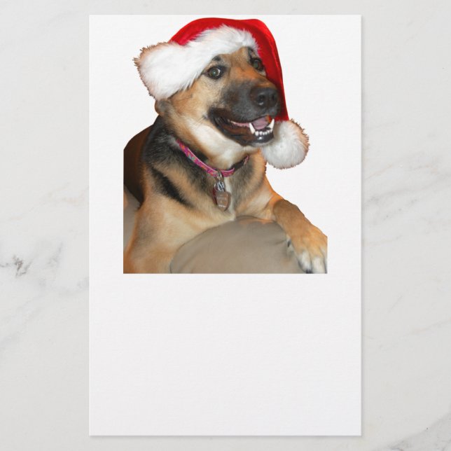 Weihnachtsschäfer Briefpapier (Vorderseite)