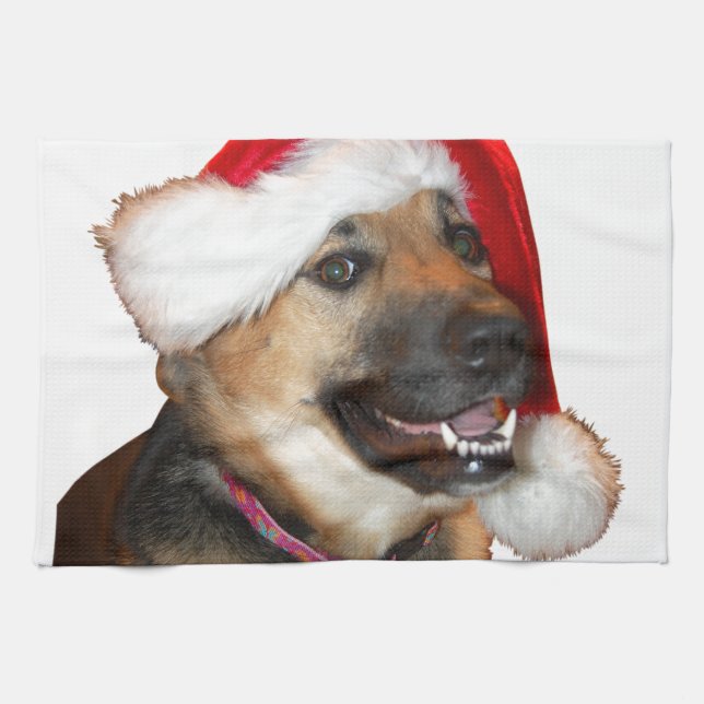 Weihnachtsschäfer Handtuch (Horizontal)