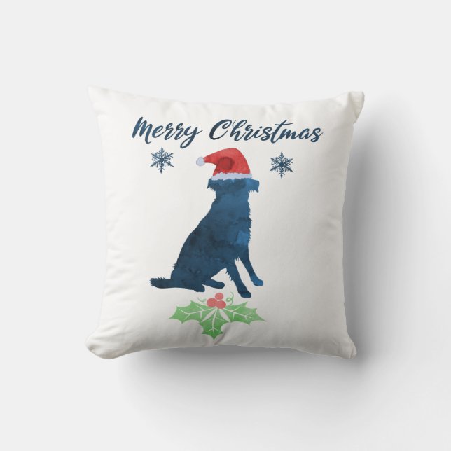 Weihnachtsschäfer Kissen (Vorderseite)