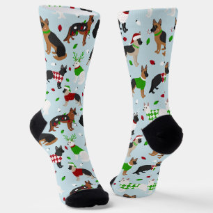 Weihnachtsschäfer Socken