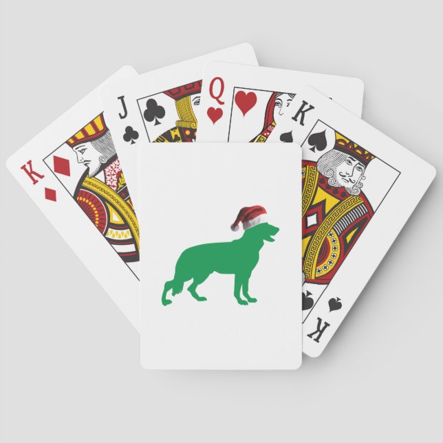 Weihnachtsschäfer Spielkarten (Rückseite)