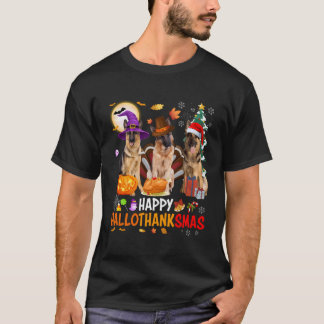Weihnachtsschäfer WeihnachtsHalloween Hallotha T-Shirt