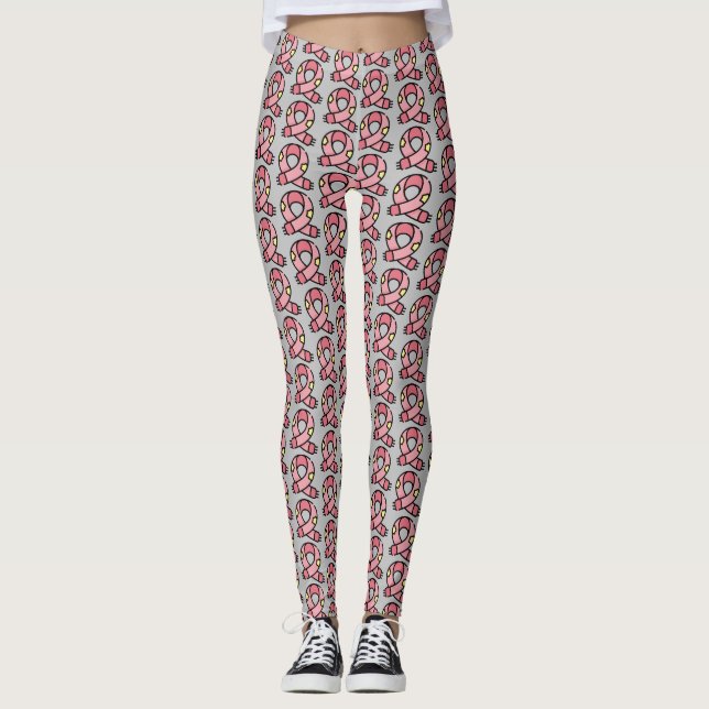 Weihnachtsschal Leggings (Vorderseite)