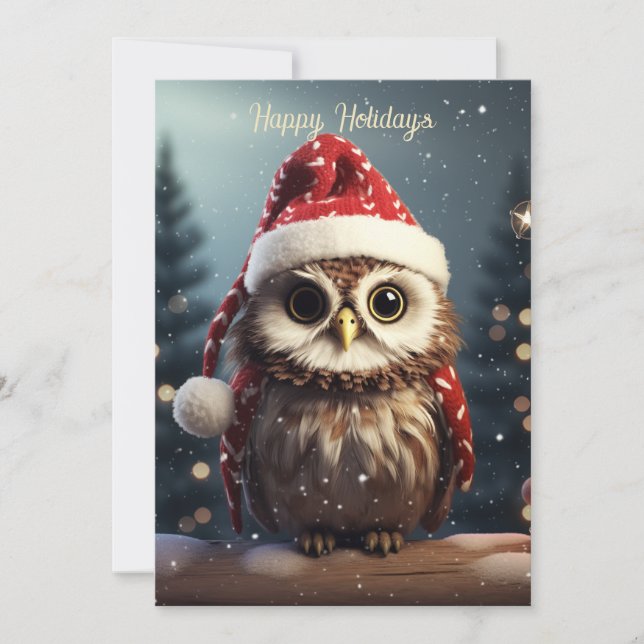 Weihnachtsschale Feiertagskarte (Vorderseite)