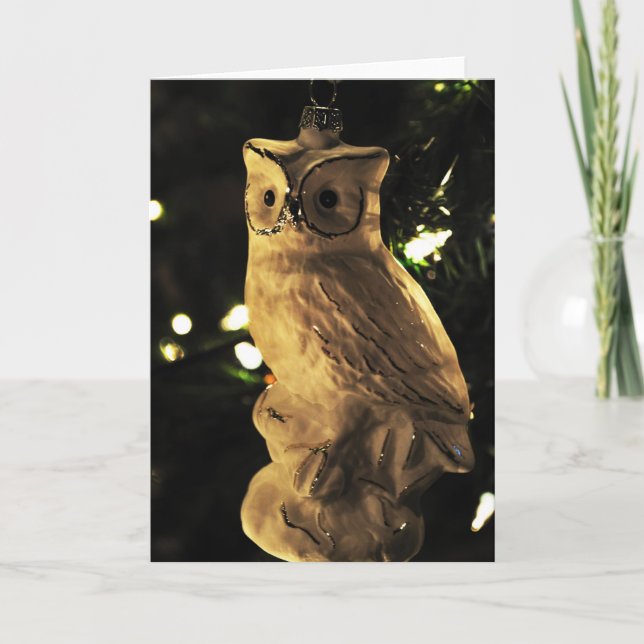 Weihnachtsschale Feiertagskarte (Vorderseite)