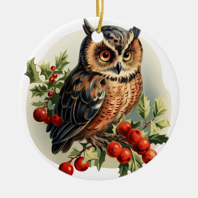Weihnachtsschale Keramik Ornament (Vorne)