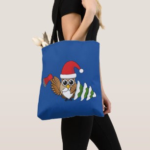 Weihnachtsschale mit Ax und Schneebaum