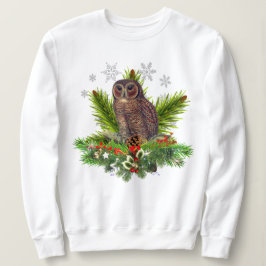 Weihnachtsschale mit Schneeflocken Sweatshirt
