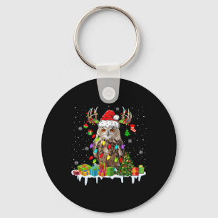 Weihnachtsschale Niedliche Weihnachtsleuchten Rent Schlüsselanhänger