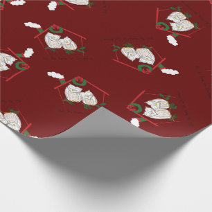 Weihnachtsschale Zuhause Niedlich Geschenkpapier