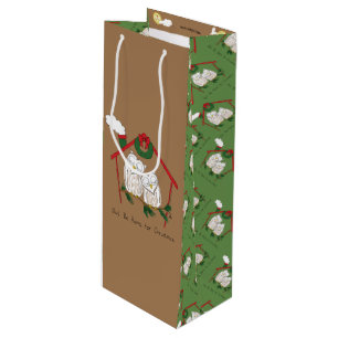 Weihnachtsschale Zuhause Niedlich Geschenktüte Für Weinflaschen